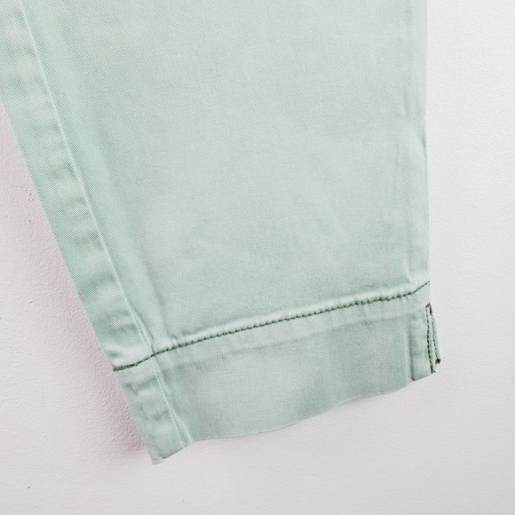 Pilcro and the Letterpress STET Crop Mint Chinos Pant Sz 30 - Picture 7 of 9